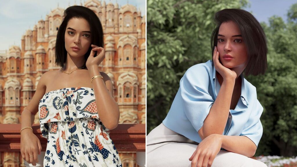 AI virtual influencer